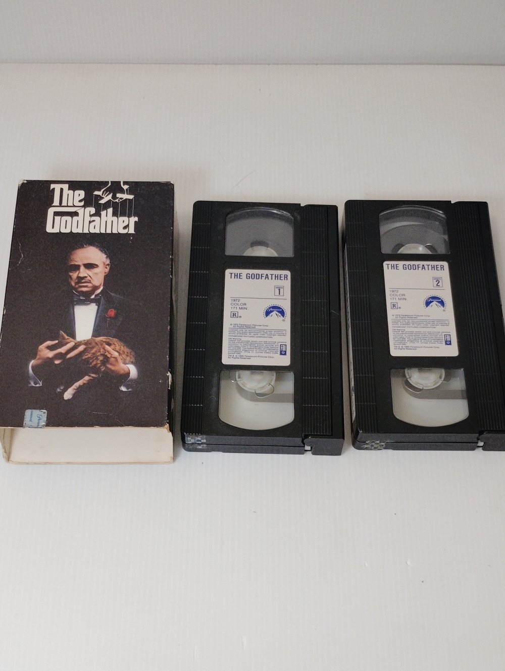 12 For $8 The Godfather VHS Tape Set with Original Slipcase